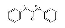 dibenzyl-2,2'-(13)C2 ketone Structure