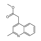 4-Quinolineaceticacid,2-methyl-,methylester(9CI)结构式