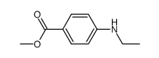 methyl 4-ethylaminobenzoate结构式