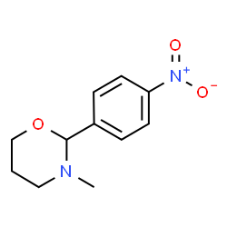 2H-1,3-Oxazine,tetrahydro-3-methyl-2-(p-nitrophenyl)-,cis-(8CI)结构式