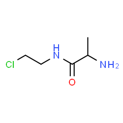 Propanamide,2-amino-N-(2-chloroethyl)- Structure