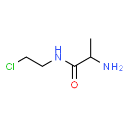 Propanamide,2-amino-N-(2-chloroethyl)- structure