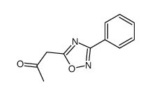 5-acetonyl-3-phenyl-1,2,4-oxadiazole Structure