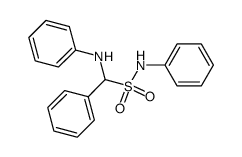 N-phenyl-1-phenyl-1-phenylaminomethanesulfonamide结构式