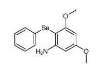 3,5-dimethoxy-2-(phenylselanyl)aniline Structure