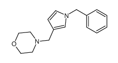 4-[(1-benzylpyrrol-3-yl)methyl]morpholine结构式