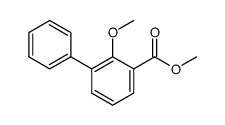 2-methoxy-biphenyl-3-carboxylic acid methyl ester结构式