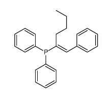diphenyl(1-phenylhex-1-en-2-yl)phosphane结构式
