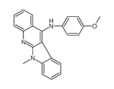 N-(4-methoxyphenyl)-6-methylindolo[2,3-b]quinolin-11-amine Structure