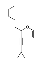 3-ethenoxyoct-1-ynylcyclopropane Structure
