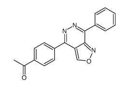 1-[4-(7-phenyl-[1,2]oxazolo[3,4-d]pyridazin-4-yl)phenyl]ethanone Structure