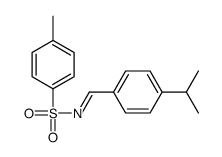 4-methyl-N-[(4-propan-2-ylphenyl)methylidene]benzenesulfonamide结构式