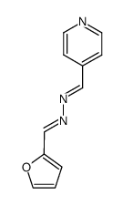 Furfural pyridine-4-carboxaldazine结构式