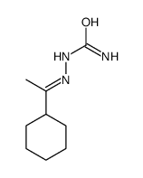 (1-cyclohexylethylideneamino)urea结构式