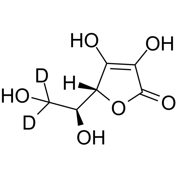 L-Ascorbic acid-d2 Structure