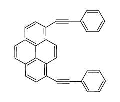 1,8-bis(2-phenylethynyl)pyrene Structure