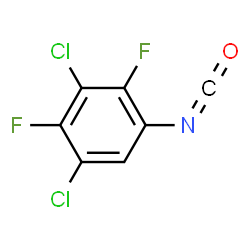 3,5-Dichloro-2,4-difluorophenyl isocyanate structure