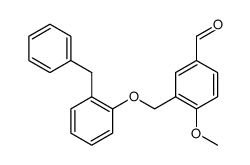 3-(2-BENZYL-PHENOXYMETHYL)-4-METHOXY-BENZALDEHYDE structure