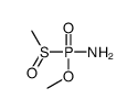 [amino(methylsulfinyl)phosphoryl]oxymethane结构式