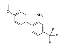 2-(6-methoxypyridin-3-yl)-5-(trifluoromethyl)aniline结构式