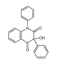 3-hydroxy-1,3-diphenylquinoline-2,4(1H,3H)-dione结构式