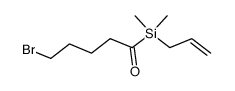 5-bromo-1-(allyldimethylsilyl)-1-pentanone Structure