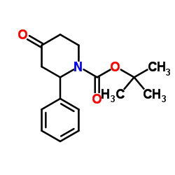 tert-Butyl 4-oxo-2-phenylpiperidine-1-carboxylate picture