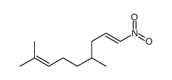 4,8-dimethyl-1-nitronona-1,7-diene结构式