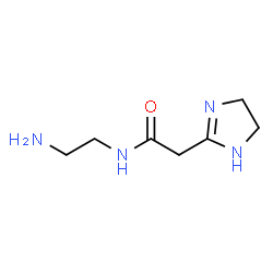 1H-Imidazole-2-acetamide,N-(2-aminoethyl)-4,5-dihydro- Structure