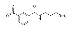 Benzamide, N-(3-aminopropyl)-3-nitro Structure