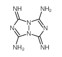 4,6-diimino-1,3,5,7-tetrazabicyclo[3.3.0]octa-2,7-diene-2,8-diamine Structure