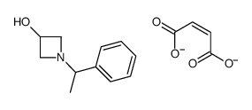 1-(1-PHENYLETHYL)-3-AZETIDINOL MALEATE结构式