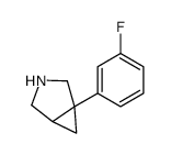 1-(3-fluorophenyl)-3-azabicyclo[3.1.0]hexane结构式