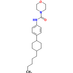 N-[4-(4-Pentylcyclohexyl)phenyl]-4-morpholinecarboxamide结构式