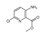 METHYL 3-AMINO-6-CHLOROPICOLINATE Structure