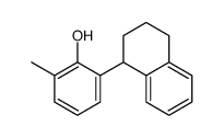 2-methyl-6-(1,2,3,4-tetrahydronaphthalen-1-yl)phenol Structure