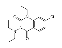 7-chloro-3-(diethylamino)-1-ethylquinazoline-2,4-dione Structure