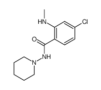 4-chloro-2-(methylamino)-N-(piperidin-1-yl)benzamide Structure