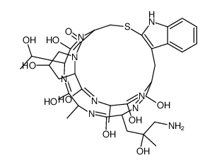 ((R)-4-Hydroxy-4-methyl-Orn⁷)-Phalloidin结构式
