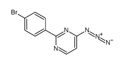 4-azido-2-(4-bromophenyl)pyrimidine Structure