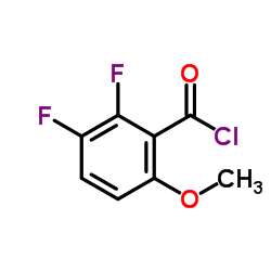 2,3-Difluoro-6-methoxybenzoyl chloride structure