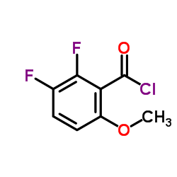 2,3-Difluoro-6-methoxybenzoyl chloride结构式