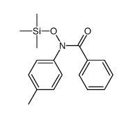 N-(4-methylphenyl)-N-trimethylsilyloxybenzamide结构式