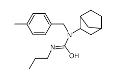 1-(3-bicyclo[2.2.1]heptanyl)-1-[(4-methylphenyl)methyl]-3-propylurea结构式