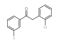 2-(2-CHLOROPHENYL)-3'-IODOACETOPHENONE Structure