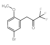 3-(5-BROMO-2-METHOXYPHENYL)-1,1,1-TRIFLUORO-2-PROPANONE structure