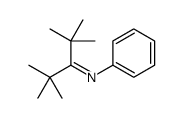 2,2,4,4-tetramethyl-N-phenylpentan-3-imine Structure