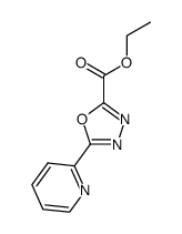 ethyl 5-(pyridin-2-yl)-1,3,4-oxadiazole-2-carboxylate结构式