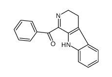 4,9-dihydro-3H-pyrido[3,4-b]indol-1-yl(phenyl)methanone结构式