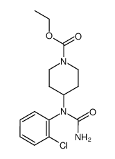 4-[1-(2-chloro-phenyl)ureido]piperidine-1-carboxylic acid ethyl ester Structure